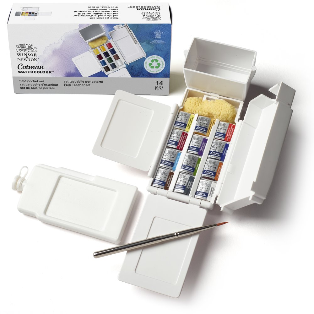 Winsor Newton Acuarela Cotman Caja De Campo Portal Comercial Colart