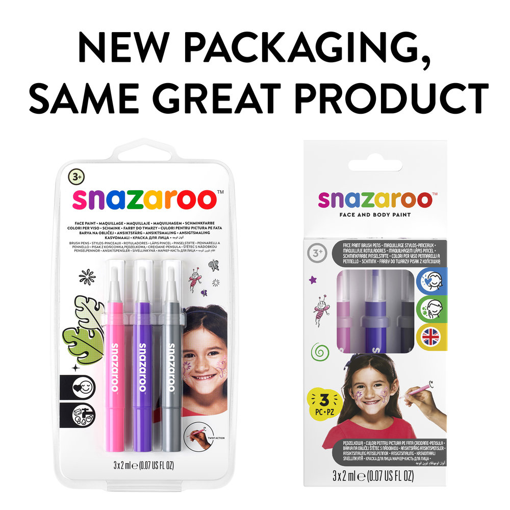 Snazaroo Brush Pen Fantasy Pack - ROW