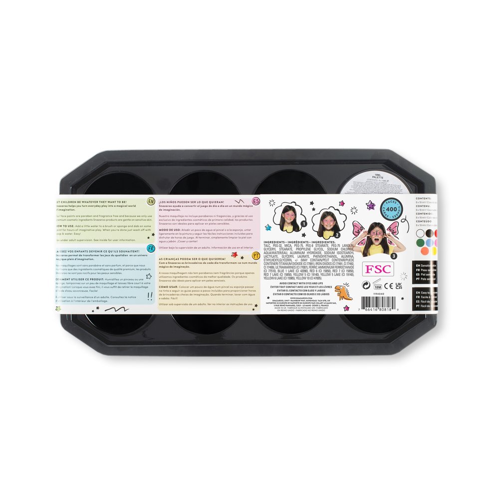Snazaroo Face Paint Palette - Western Europe