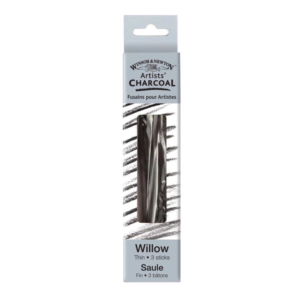 Winsor & Newton Artists' Willow Charcoal - Thin 3 Sticks