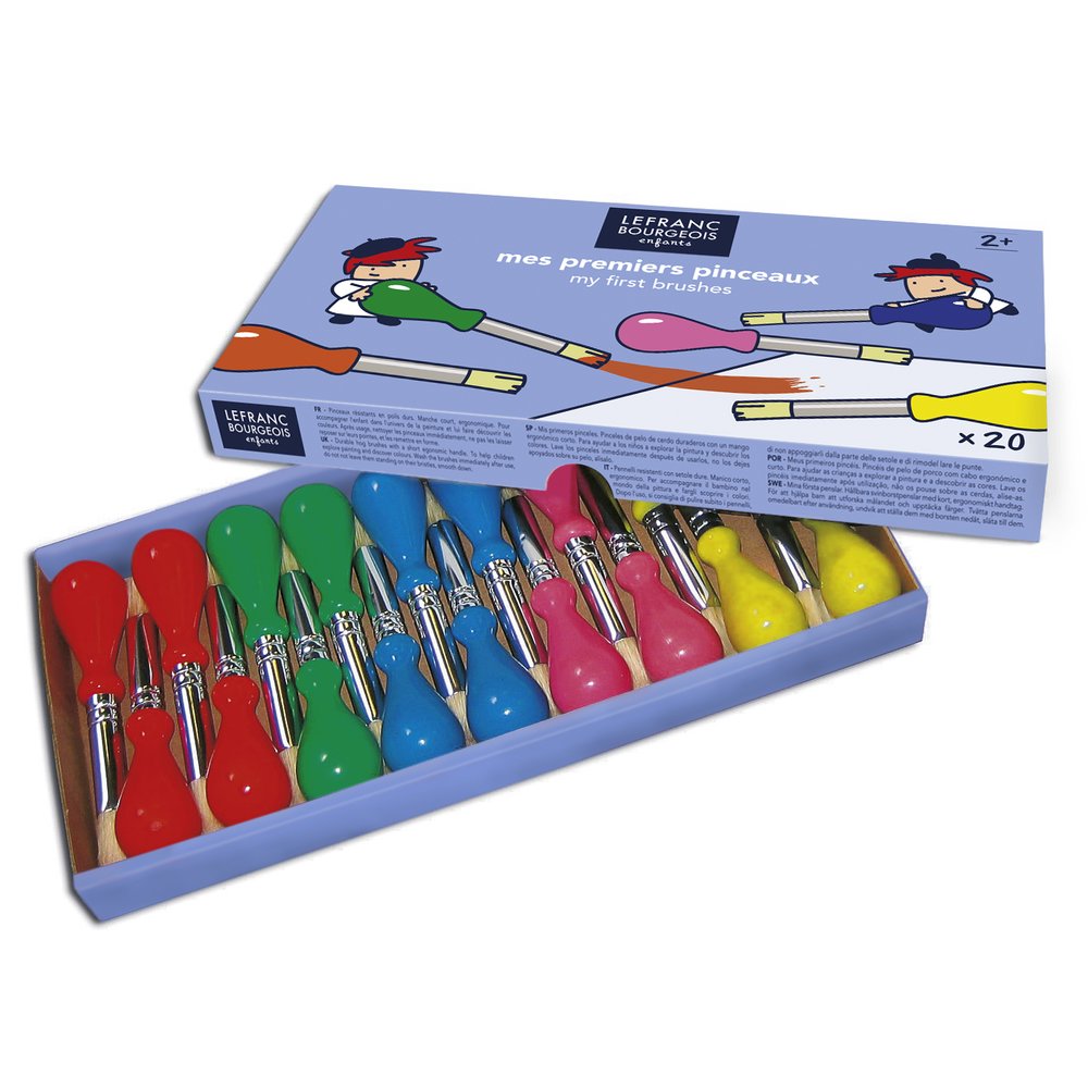 Lefranc Bourgeois Kids My First Brushes Pack - x20 