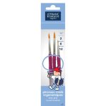 Lefranc Bourgeois Kids Grippy Brushes Set - Synthetic Round No2/8/12 