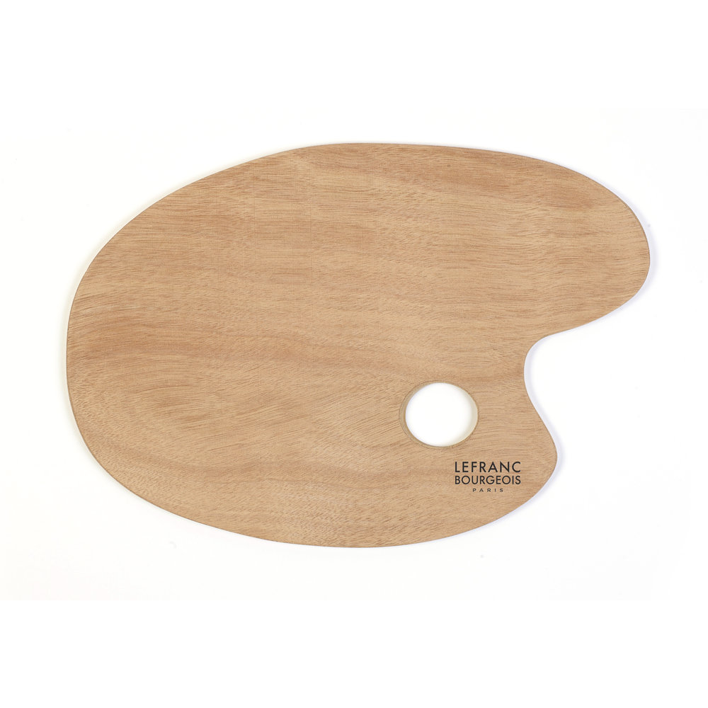Lefranc Bourgeois Oval Wooden Palette - 33x22cm
