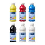 Lefranc Bourgeois Kids Glossy Acrylic Set - Primary Collection 6x500ml 