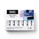 Liquitex Professional Heavy Body Acrylic Set - 6x59ml - Muted Collection + White