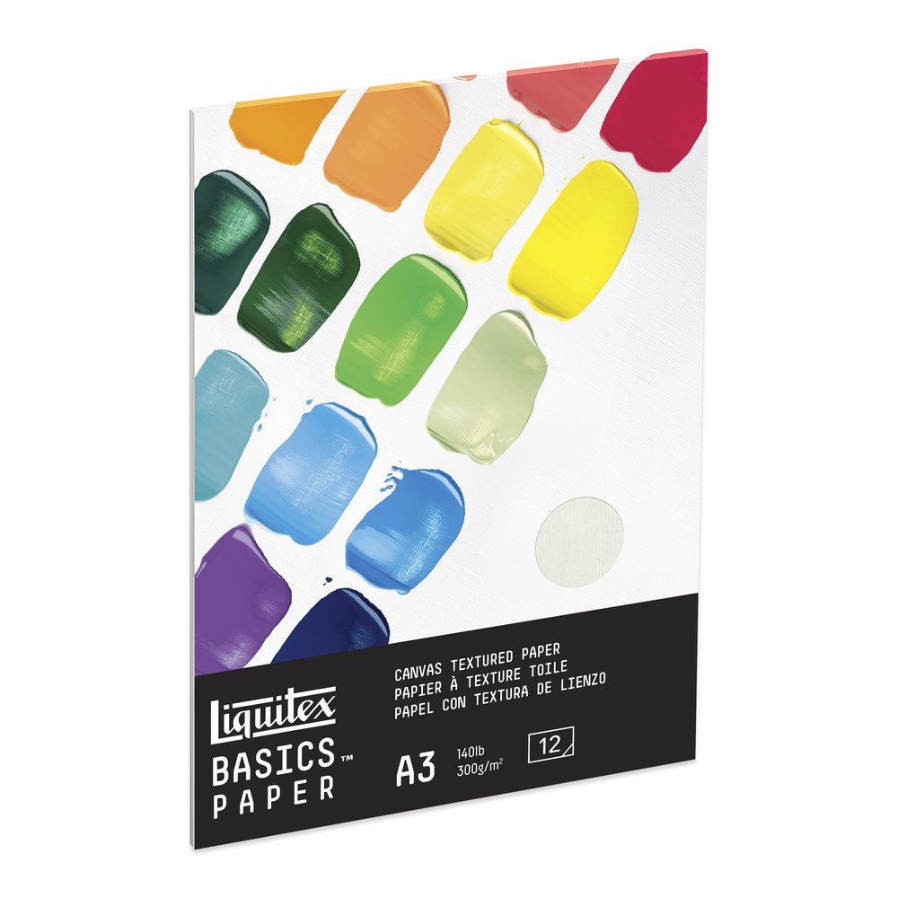 Liquitex Basics Canvas Textured Paper A3