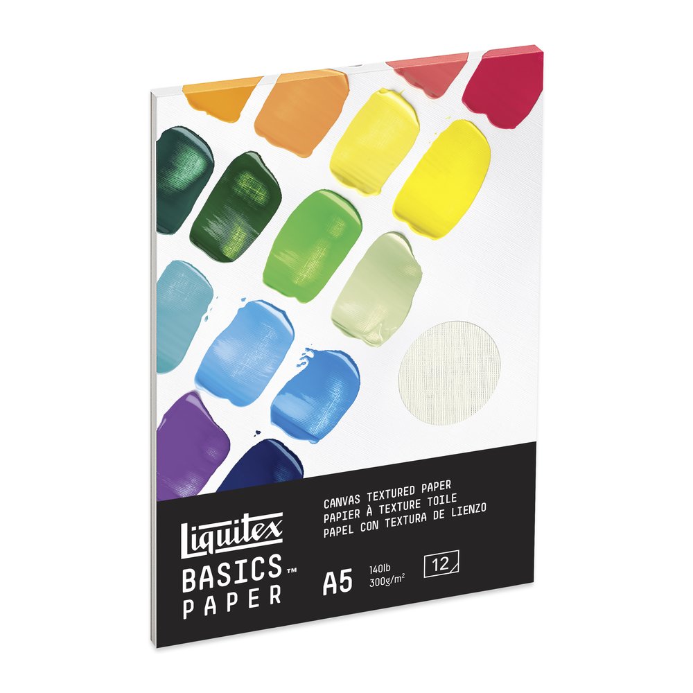 Liquitex Basics Canvas Textured Paper A5