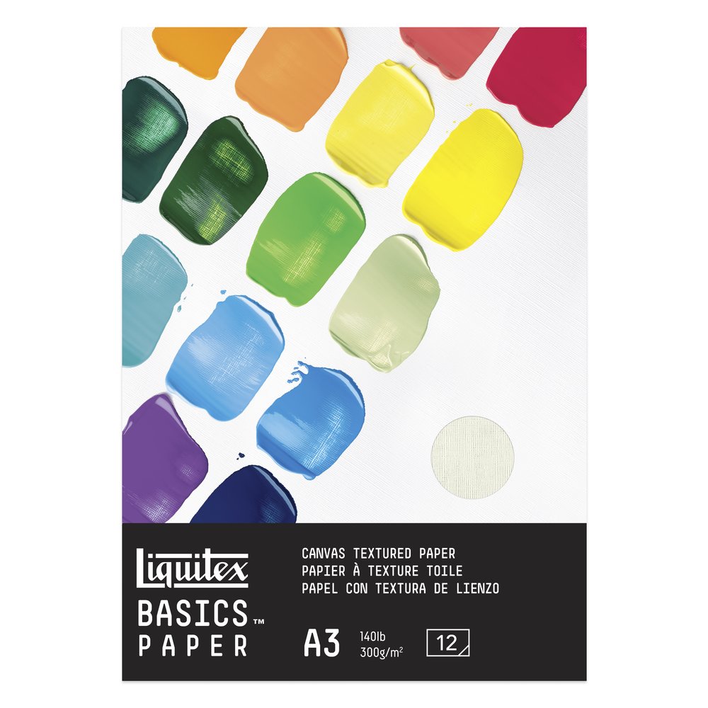 Liquitex Basics Canvas Textured Paper A3