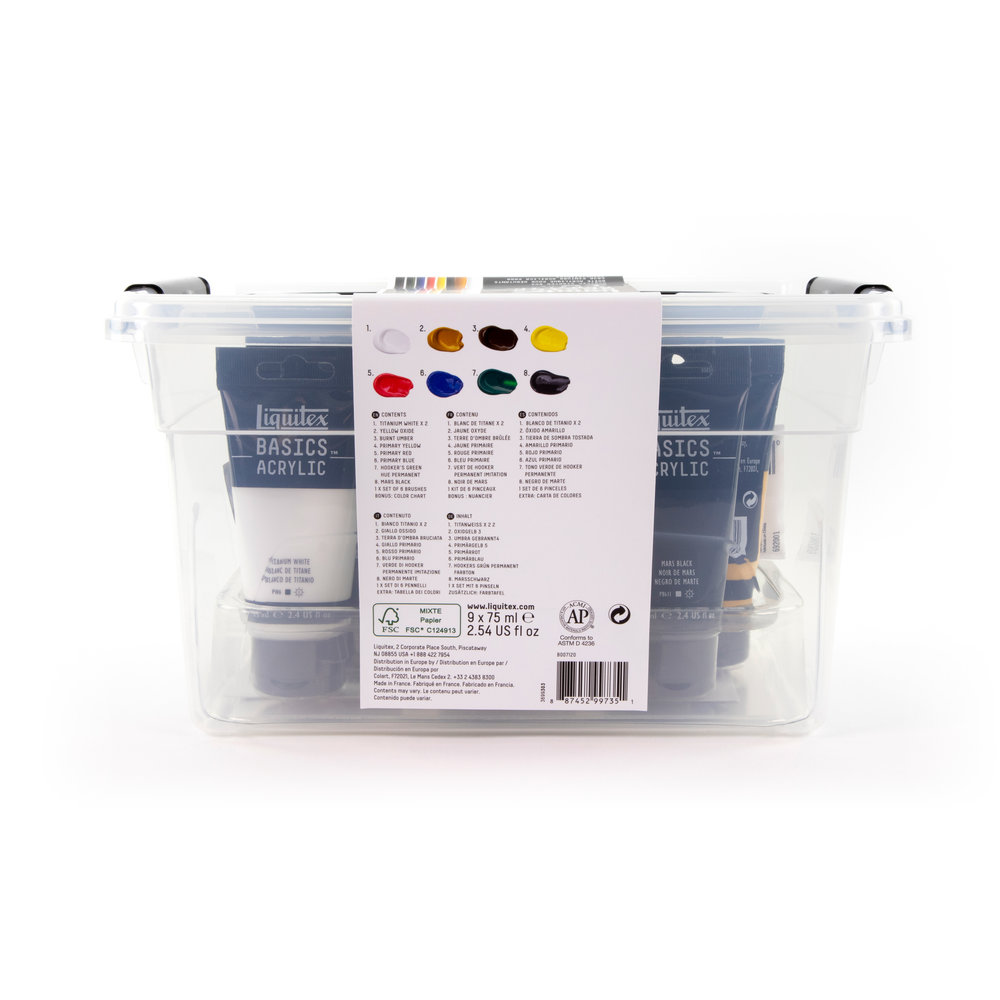 Liquitex Basics Acrylic - Acrylic Starter Box