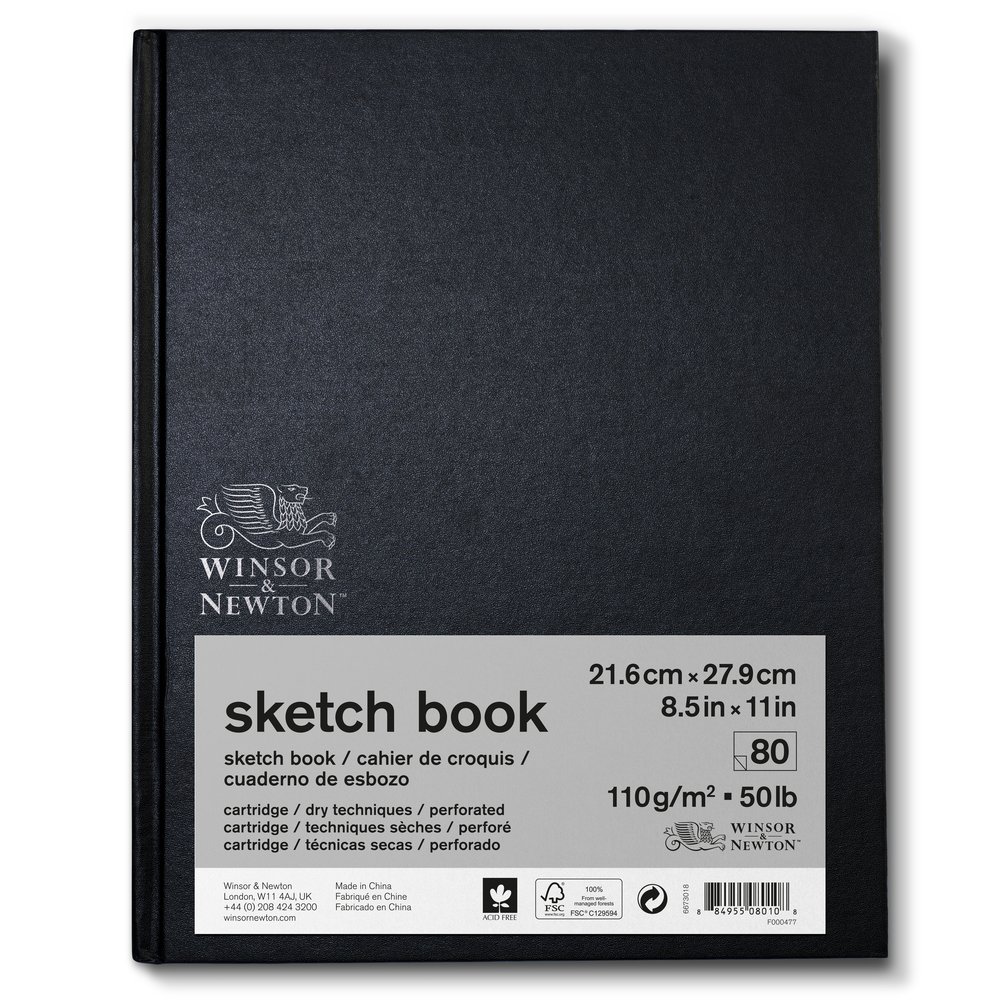 Winsor & Newton Hardbound Sketchbook 110gsm 22x28cm