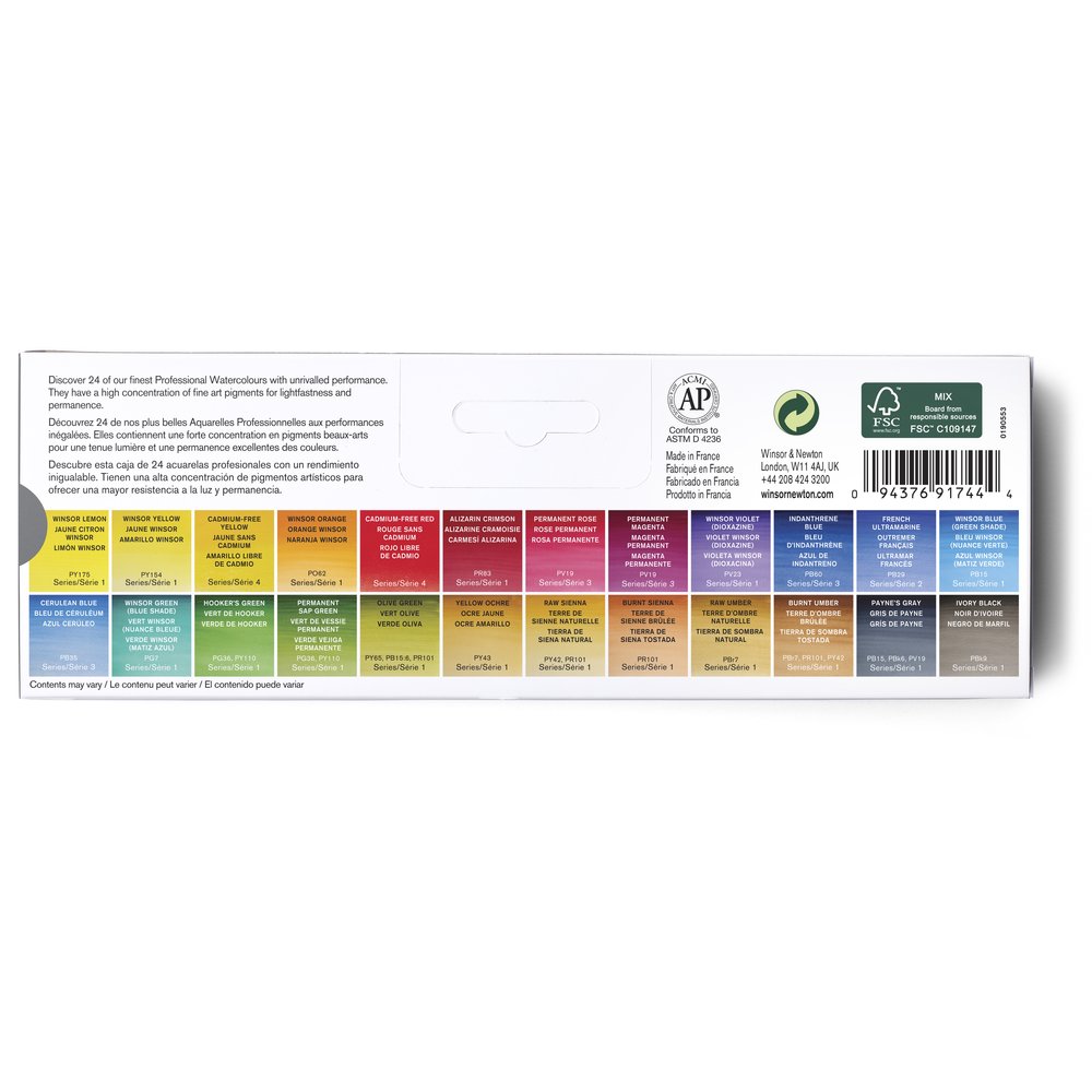 Professional Watercolour Complete Travel Tin