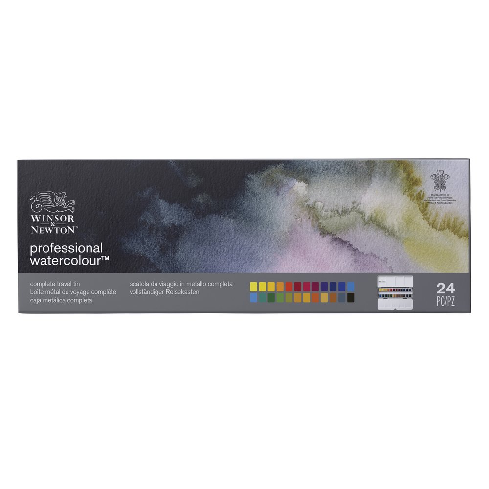 Professional Watercolour Complete Travel Tin