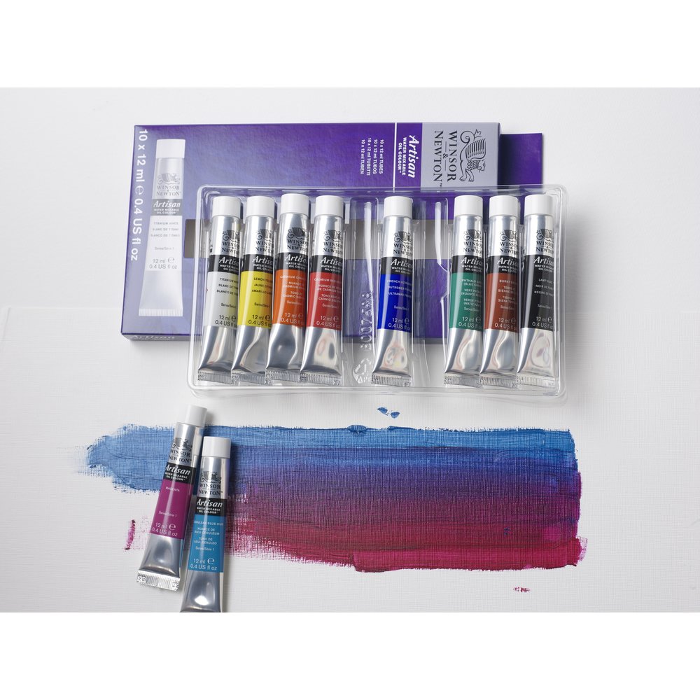 Winsor & Newton Artisan Water Mixable Oil Colour Set 10x12ml