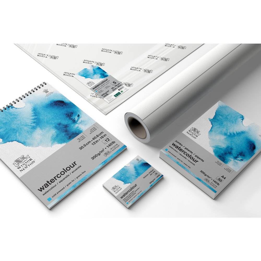 Winsor & Newton Watercolour Roll - Cold Press 300gsm 150x1000cm