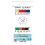 Lefranc Bourgeois Studio Watercolour Set of 12 Tubes