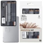 Winsor & Newton Studio Collection Sketching Pencil Set x10