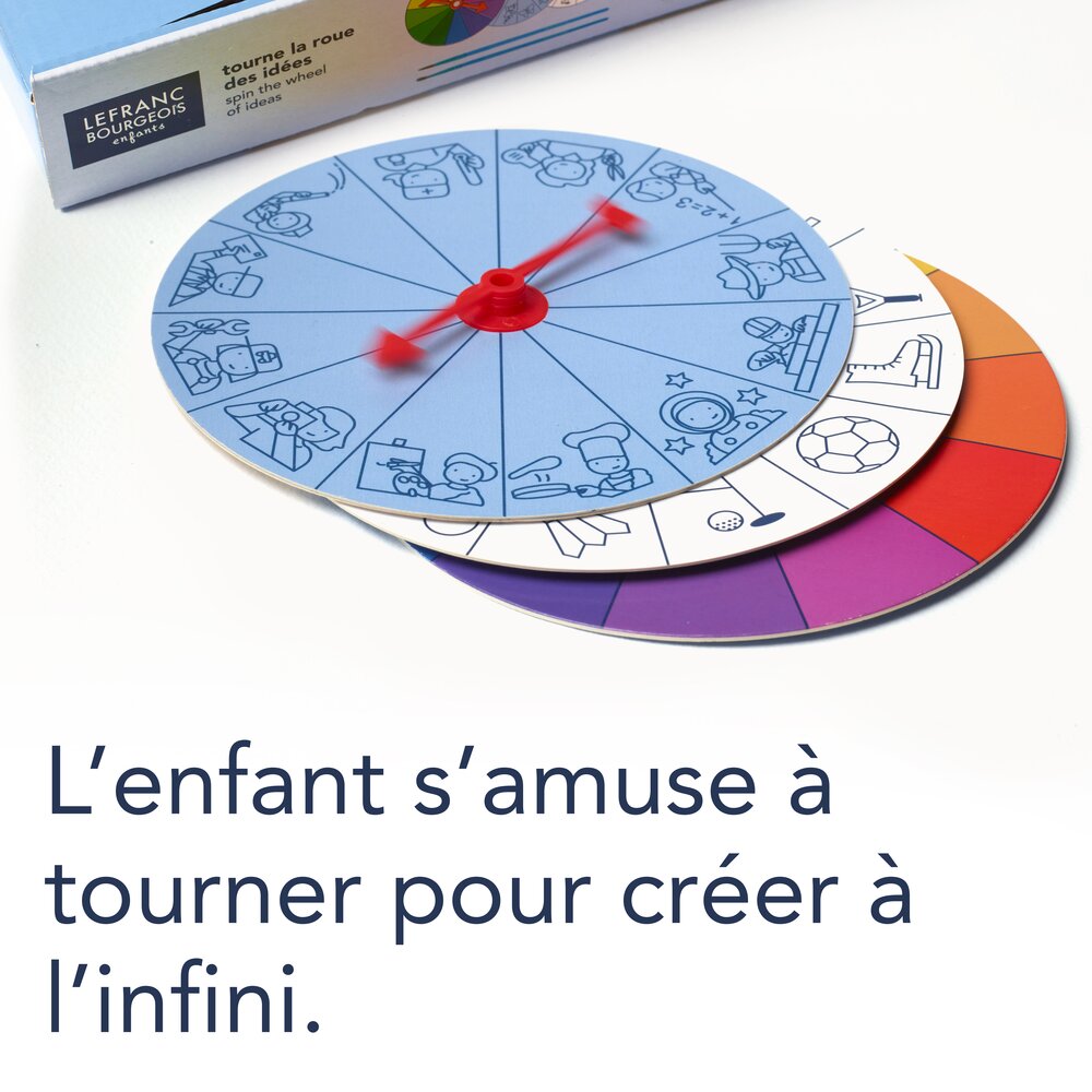 Lefranc Bourgeois Kids Creative set: Spin the wheel of ideas​