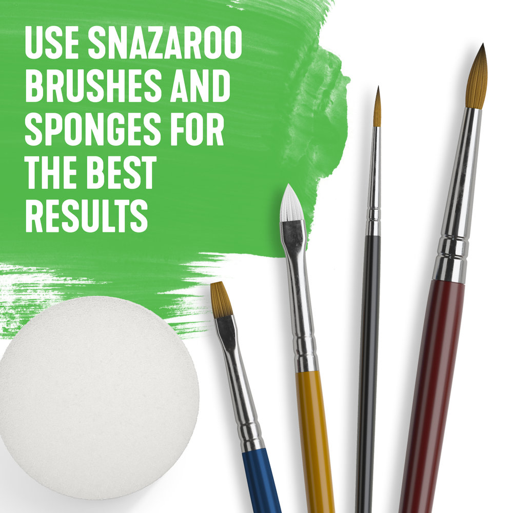 Snazaroo Professional Face Paint Brush - Fine Flat - Universal