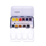 Lefranc Bourgeois Fine Watercolour Set Of 12 Half Pan