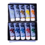 Lefranc Bourgeois Glitter Gel & Glitter Paint Set - 10x75ml 