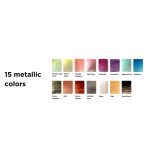 Viviva Watercolour Pan Set - 15 Metallic Colours