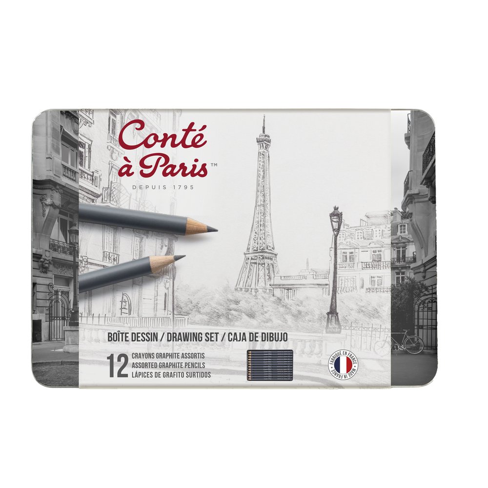 Conté à Paris The “Drawing” metal box