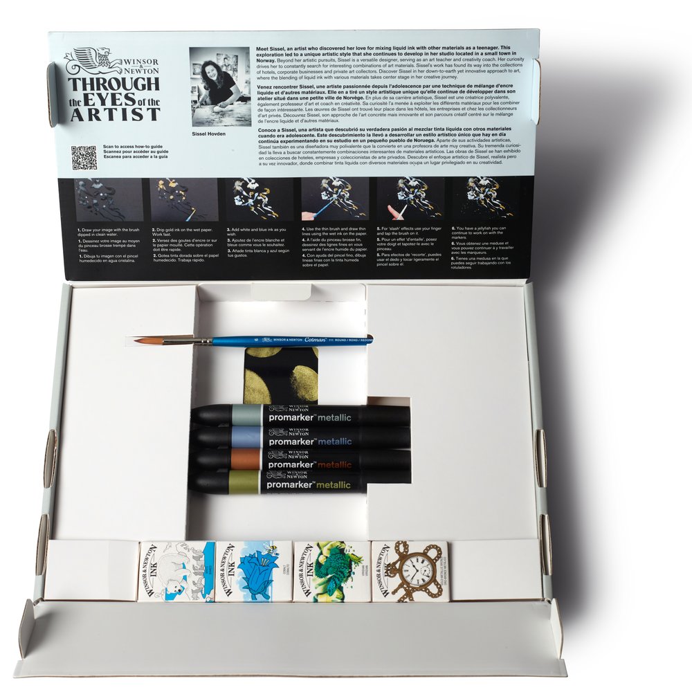 Winsor & Newton Mixed Media Set - Metallic