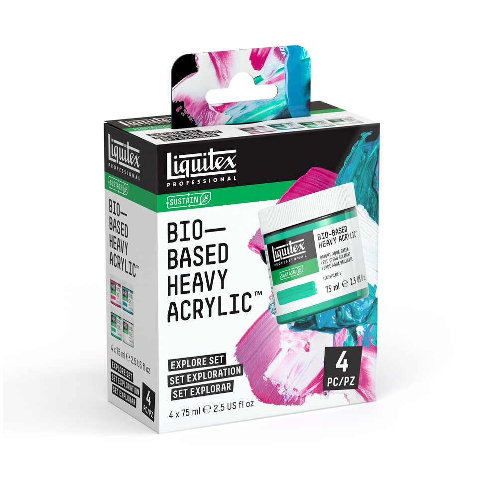 Liquitex Bio-Based Heavy Acrylic 4x75ml Set - Explore