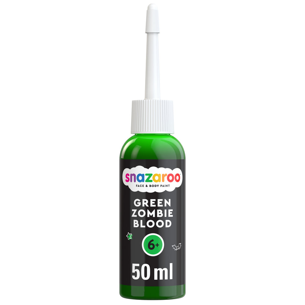 Snazaroo Green Zombie 50ml Gel