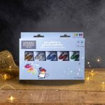 Lefranc Bourgeois Glitter Gel & Glitter Paint Set - 5x75ml 