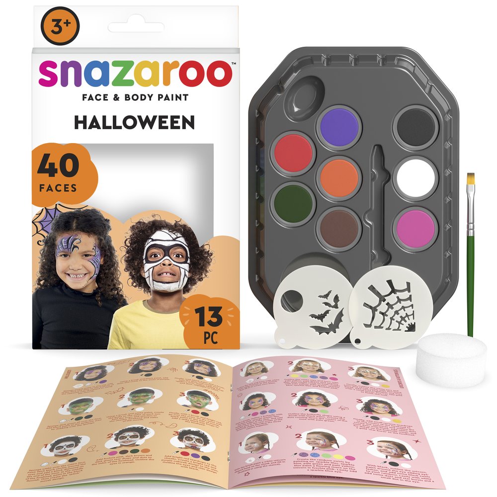 Snazaroo Halloween Characters Face Paint Kit UK