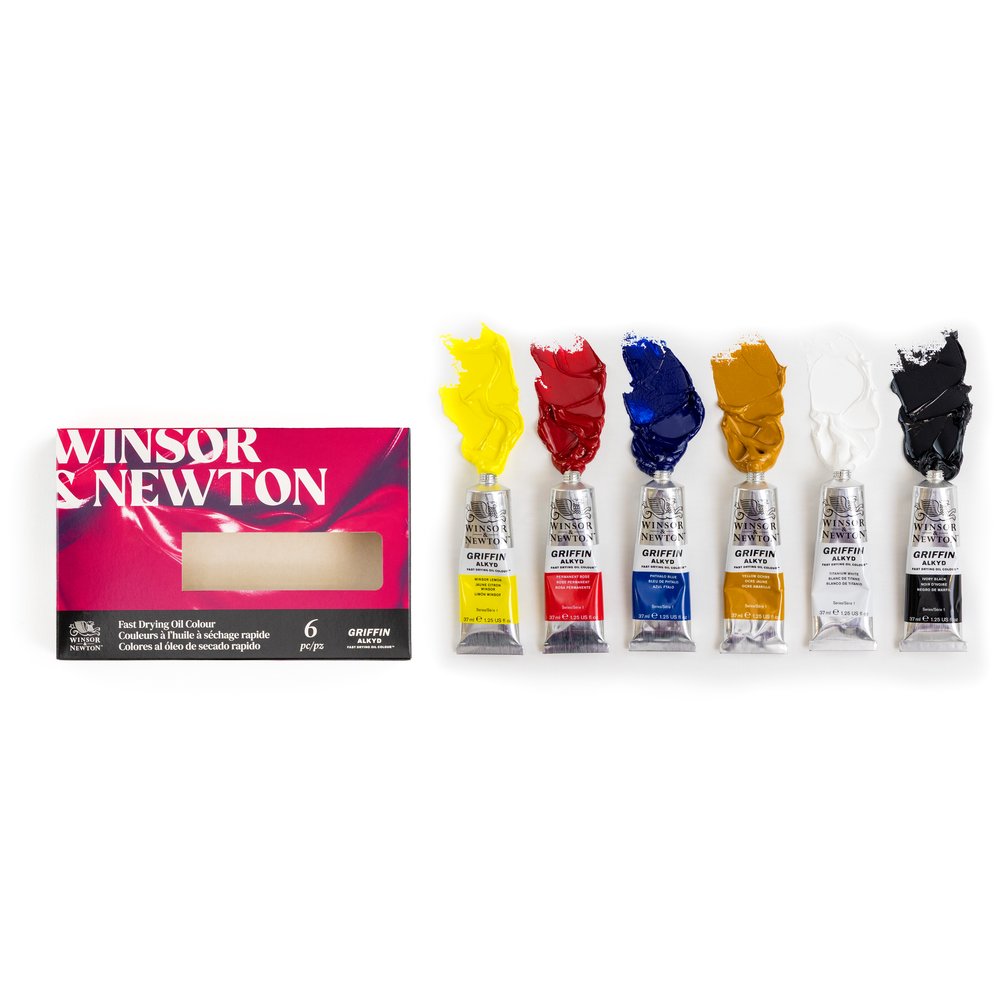 Winsor & Newton Griffin Beginners Set 6x37ml