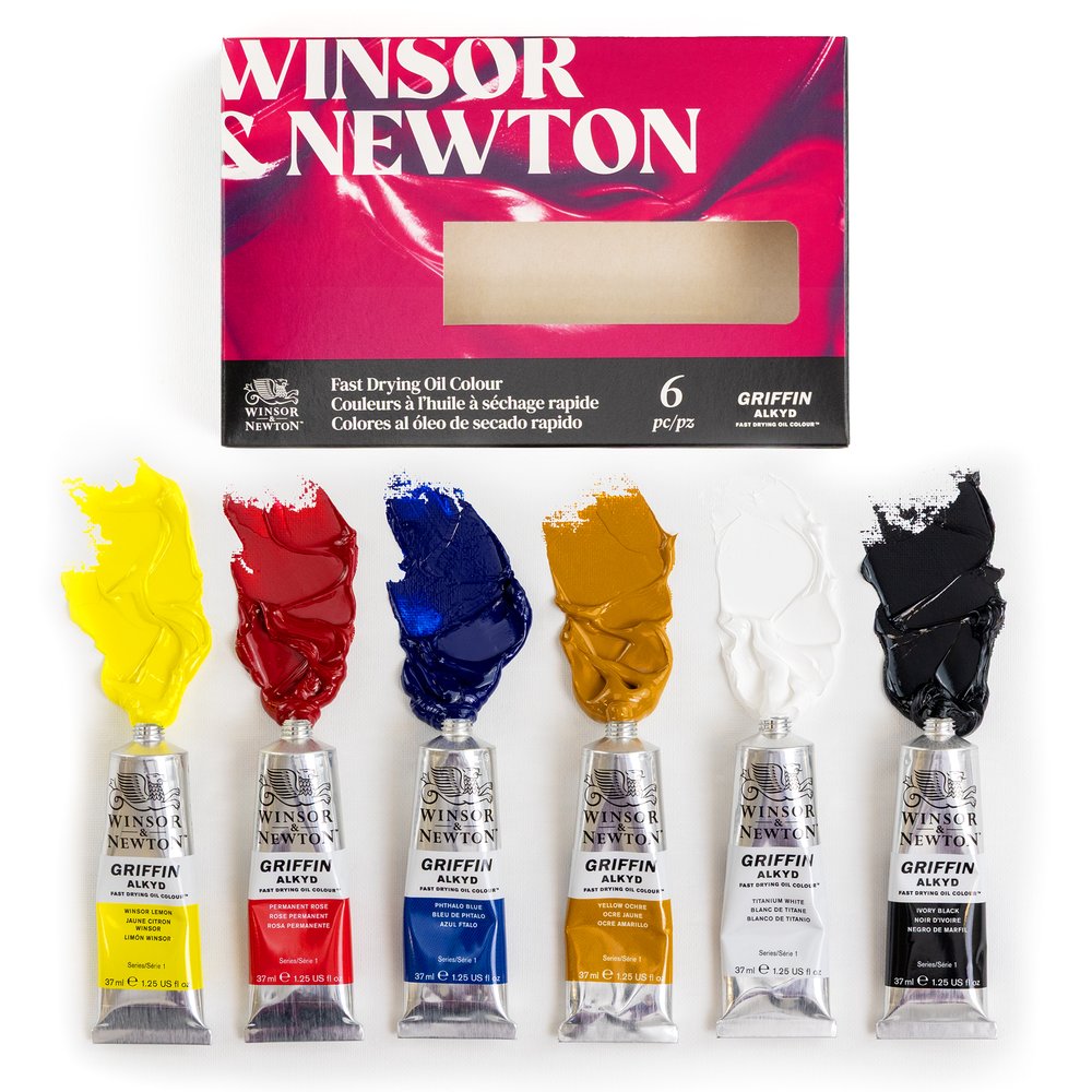 Winsor & Newton Griffin Beginners Set 6x37ml