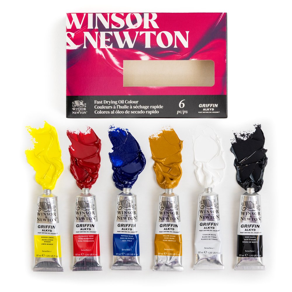 Winsor & Newton Griffin Beginners Set 6x37ml