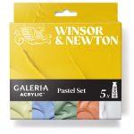 Winsor & Newton Galeria Acrylic Colour 5x60ml Tubes Pastel Set