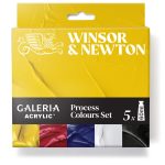 Winsor & Newton Galeria Acrylic Colour 5x60ml Tubes Process Set