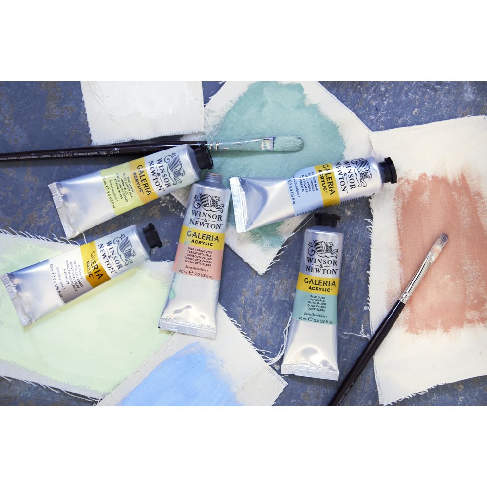 Winsor & Newton Galeria Acrylic Colour 5x60ml Tubes Pastel Set