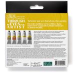 Winsor & Newton Galeria Acrylic Colour 5x60ml Tubes Metallic Set