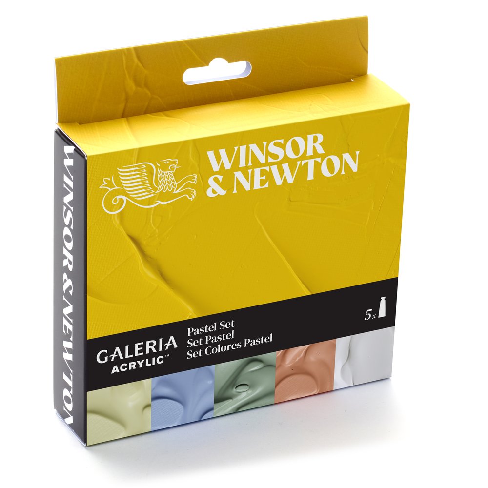 Winsor & Newton Galeria Acrylic Colour 5x60ml Tubes Pastel Set
