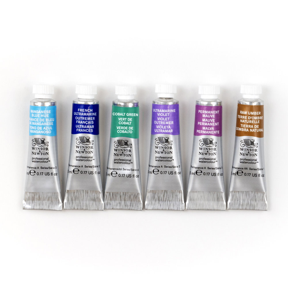 Winsor & Newton Professional Watercolour Granulating Set 6x5ml