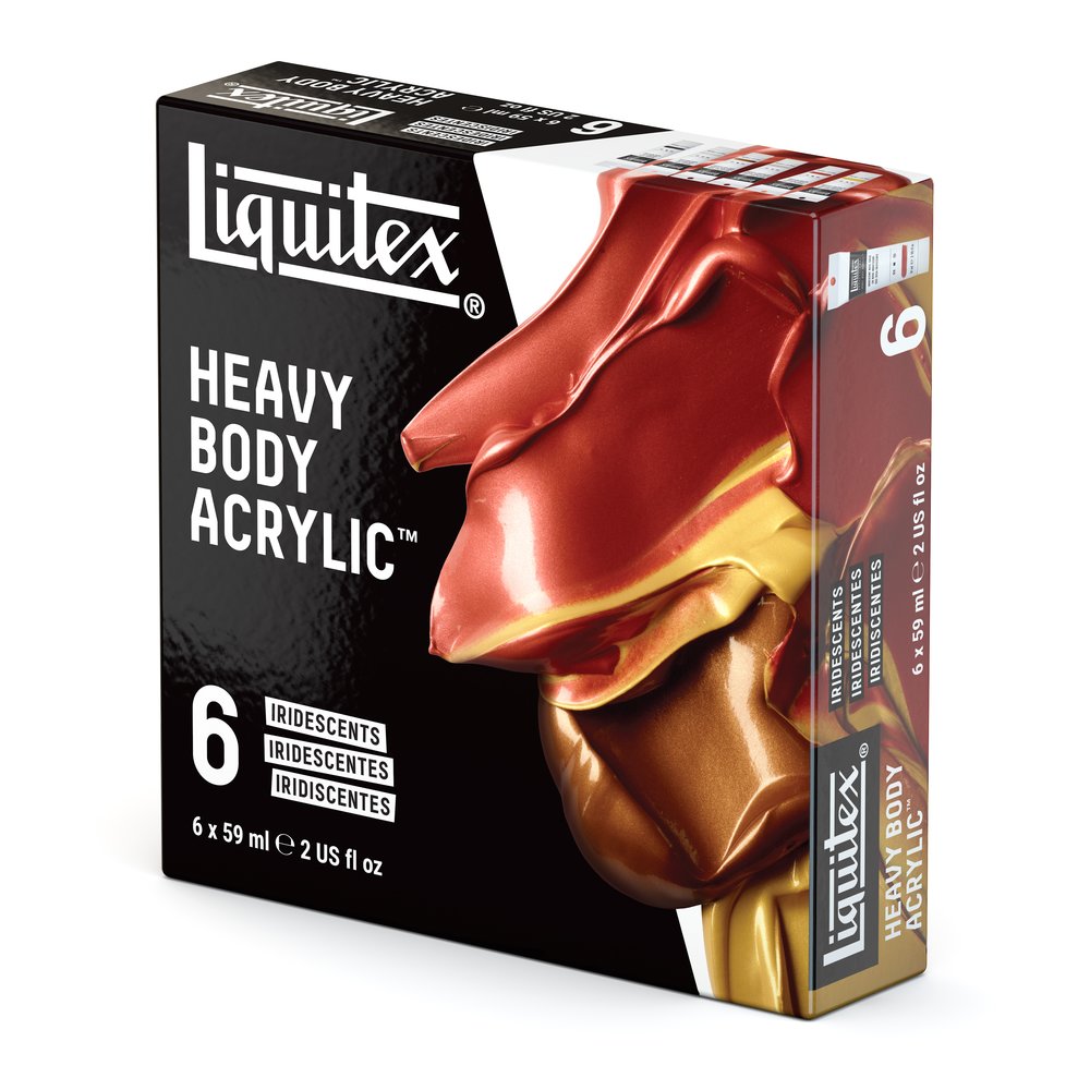 Liquitex Professional Heavy Body Acrylic Set Of 6x59ml Tube Iridescent