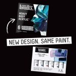 Liquitex Professional Heavy Body Acrylic Set - 6x59ml - Muted Collection + White
