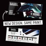 Liquitex Professional Soft Body Acrylic Set - 6x59ml - Muted Collection + White