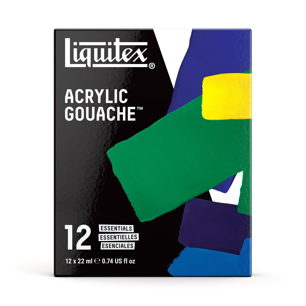 Liquitex Professional Acrylic Gouache 12X22ml Set - Essentials