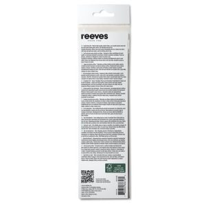 reeves Synthetic Acrylic Brush Short Handle x7 Set