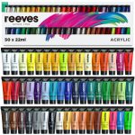 reeves Acrylic Colour 50x22ml Set