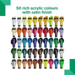 reeves Acrylic Colour 50x22ml Set