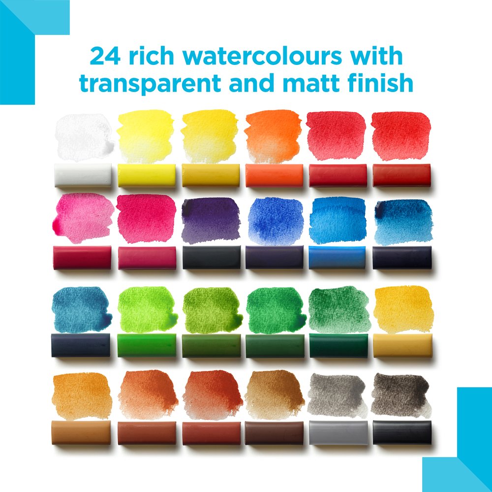 reeves Watercolour Tin Pan 24 Set