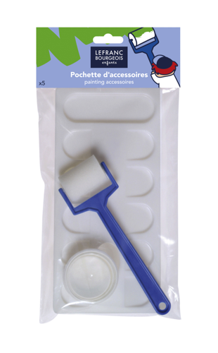 Lefranc Bourgeois Kids Paint Roller & Palette Pack 