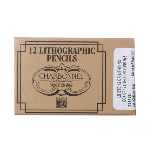 Charbonnel Lithographic Crayons Box (12) - N°3